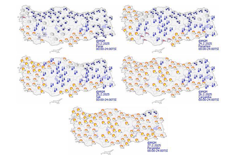 İstanbul kar manzarası