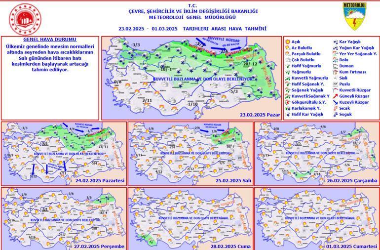 Kar yağışı sonrası İstanbul